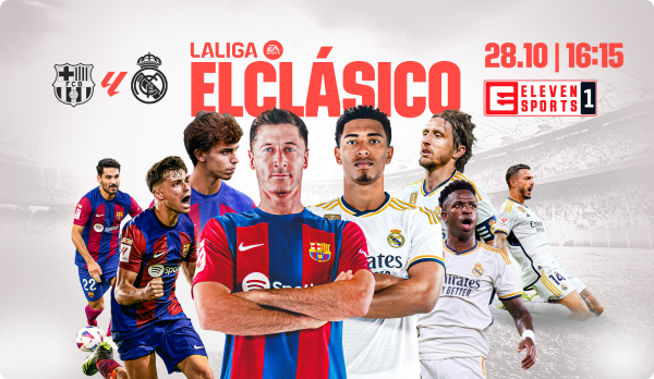 Już 28.10 w Eleven Sports El Classico FC Barcelona kontra Real Madryt 