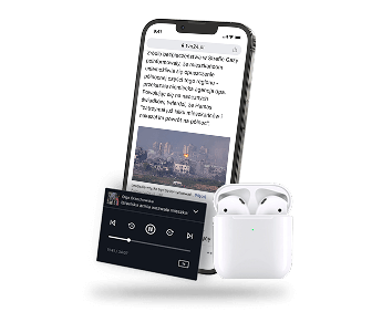 Smartfon i słuchawki