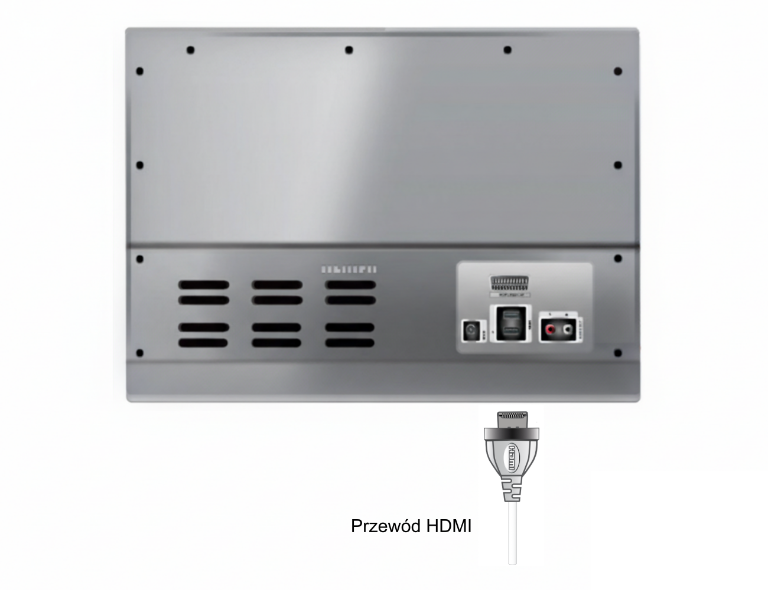 Telewizor z kablem HDMI