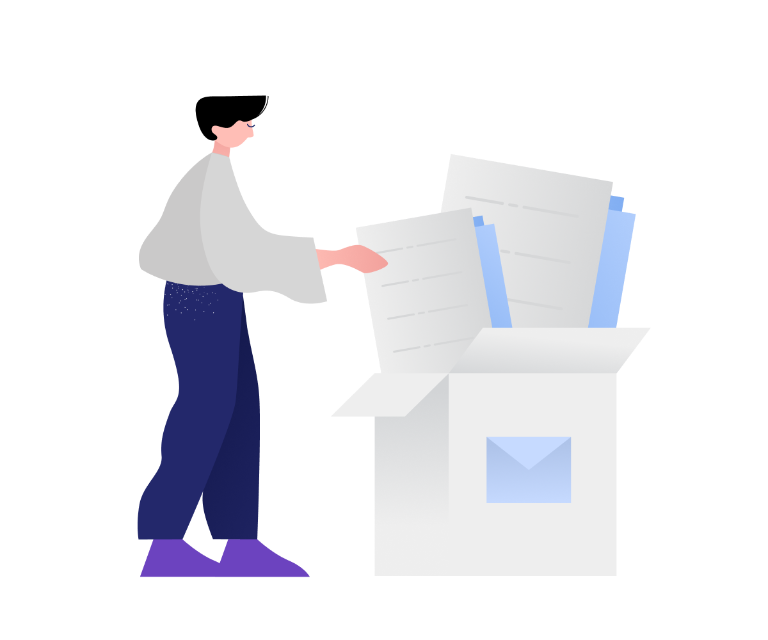 klient wrzuca formularz do skrzynki