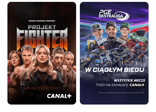 Trzy okładki prezentujące najnowsze hity w CANAL+