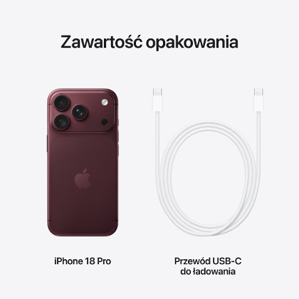 Zawartość opakowania Apple iPhone 18 Pro 2TB