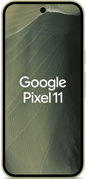 Google Pixel 11 5G 512GB pistacjowy – widok pod kątem na obudowę i ekran