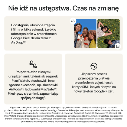 Porównanie wielkości: Google Pixel 11 Pro z ekranem 6,3 cala oraz Google Pixel 11 Pro XL z ekranem 6,8 cala