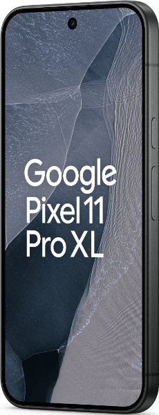 Google Pixel 11 Pro XL 5G 256GB czarny – widok pod kątem na ciemną ramkę obudowy i ekran