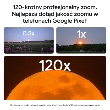 Aparat Google Pixel 11 Pro XL – profesjonalny zoom 120x z porównaniem ujęć 0.5x oraz 1x
