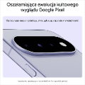 Zbliżenie na smukłą wyspę aparatów fotograficznych w smartfonie Google Pixel 11