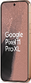 Google Pixel 11 Pro XL 5G 512GB Canyon – widok pod kątem na ekran i zaokrągloną ramkę