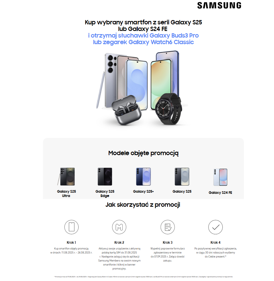 Prezenty od Samsung