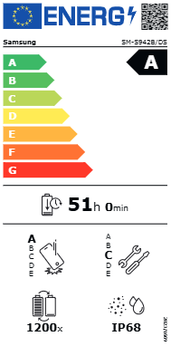 Etykietka energetyczna Galaxy S26