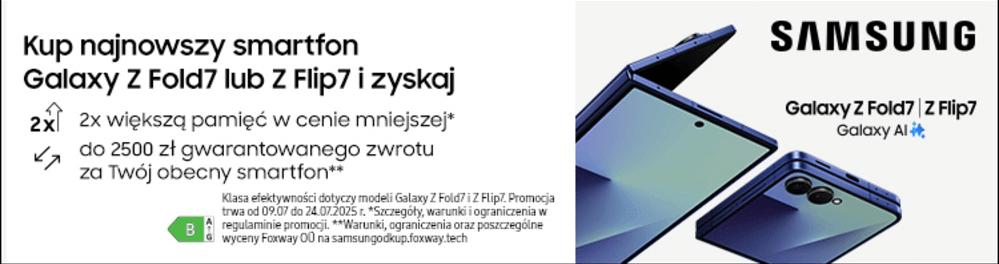Przedsprzedaż Samsung Galaxy Flip7, Fold7