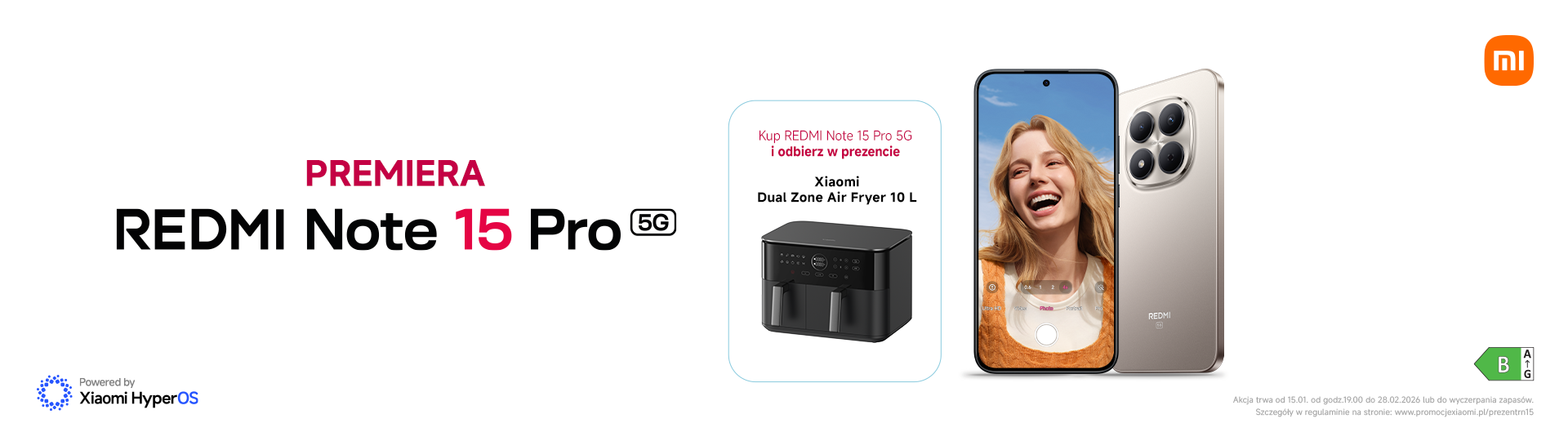 Xiaomi REDMI Note 15 Pro prezent od Xiaomi