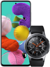 Samsung Galaxy A51 + Samsung R800N Galaxy Watch 46mm