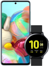 Samsung Galaxy A71 + Samsung Galaxy Watch Active2 44 mm Aluminium