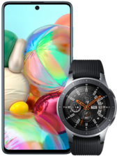 Samsung Galaxy A71 + Samsung R800N Galaxy Watch 46mm