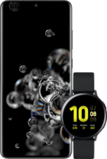 Samsung Galaxy S20 Ultra 5G + Samsung Galaxy Watch Active2 40 mm Aluminium