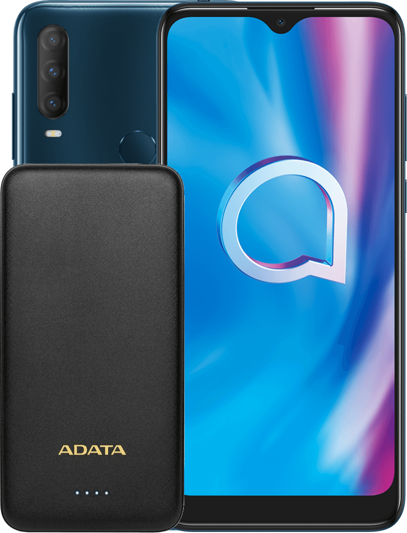 Alcatel 1S 2020 + Powerbank ADATA T10000