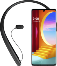 LG Velvet + LG TONE Flex XL7