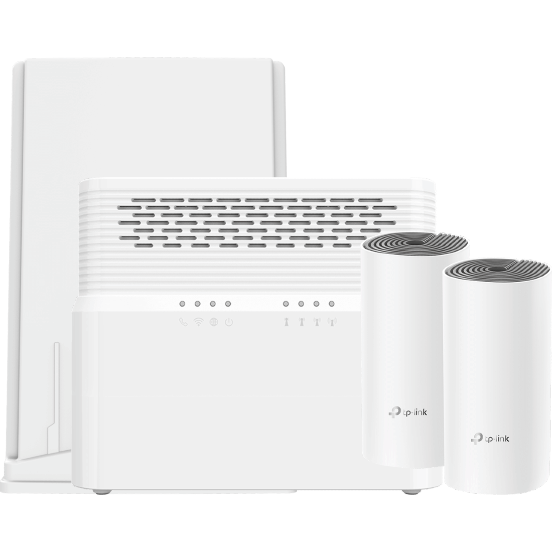 Router ZTE NETBOX MF 256K Kat 6 System Wi Fi TP Link Deco E4 2 Pack