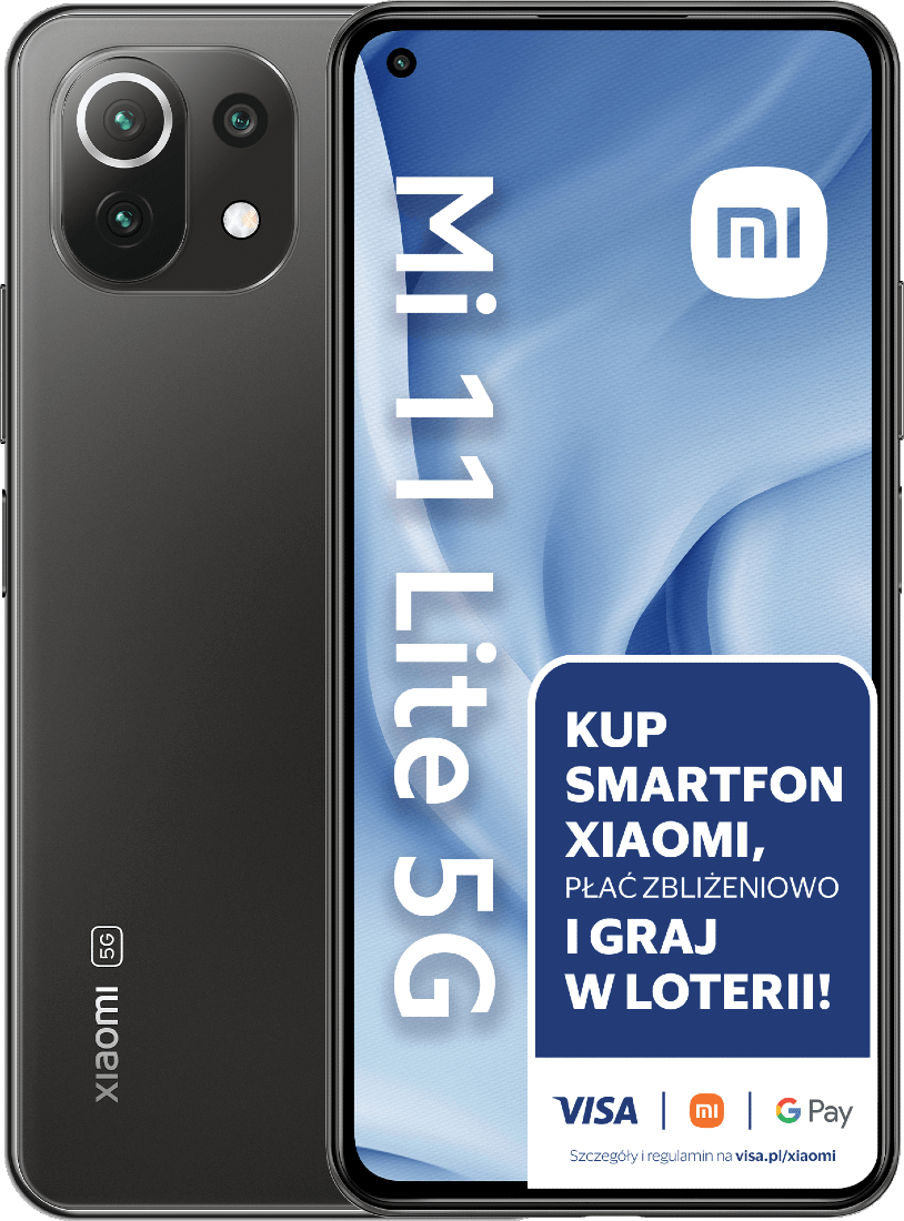 Xiaomi Mi 11 Lite 5G (czarny)