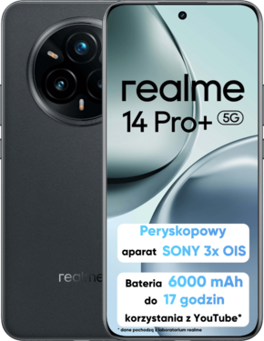 realme 14 Pro+ 5G 12/512GB Szary