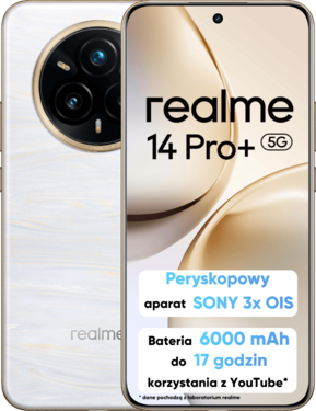 realme 14 Pro+ 5G 12/512GB Biały