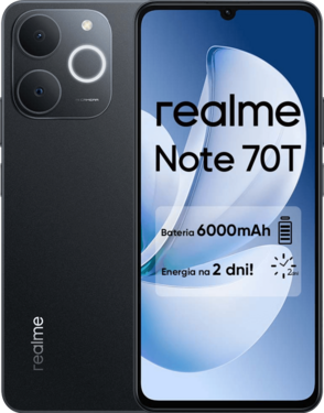 realme Note 70T 4/128GB Czarny