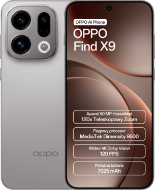Oppo Find X9 12/512GB Szary