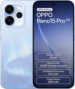 OPPO Reno 15 Pro 5G 12/512GB Niebieski