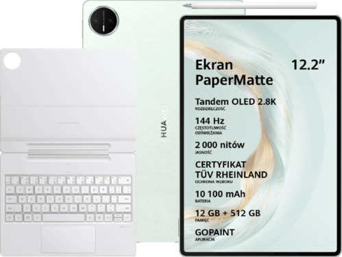 Tablet HUAWEI MatePad Pro 12.2” 2025 12/512 GB Wi-Fi Zielony + Rysik + Klawiatura + Mysz